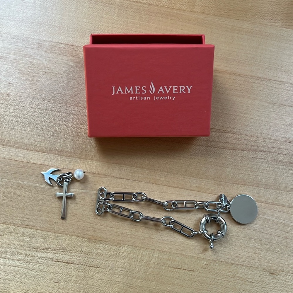 James Avery Charm Bracelet and Charm